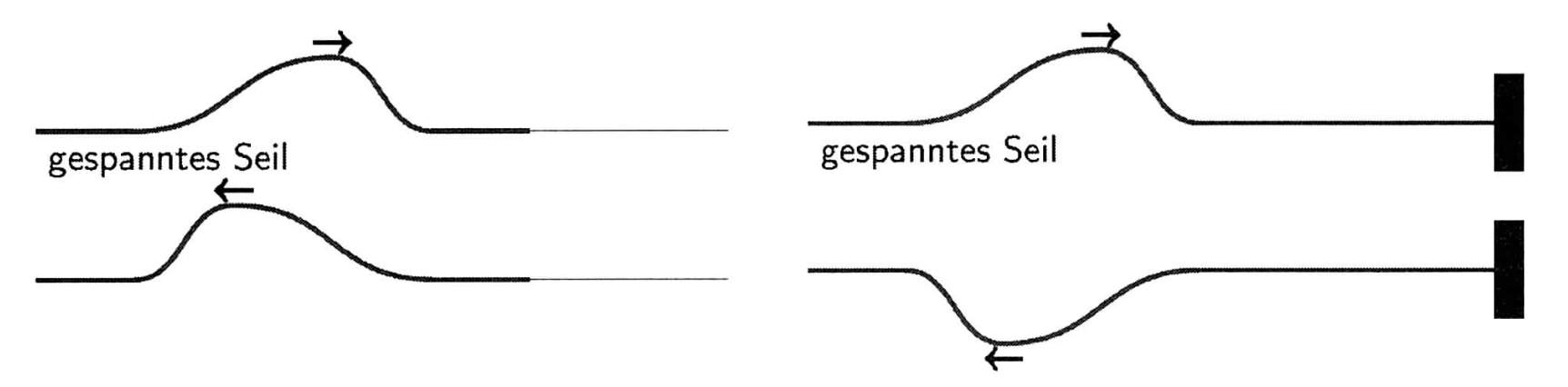 Reflexion von Wellen